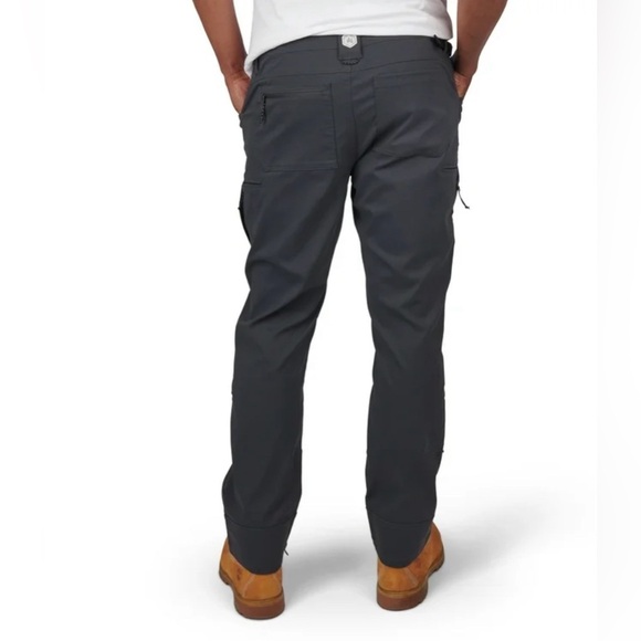 Slumberjack Outdoor Anywhere Hiking Pant Charcoal Rain Repellent Mens Size 38x32 - Picture 2 of 16